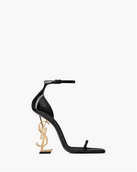 ysl tacchi neri|OPYUM Sandals in patent leather .